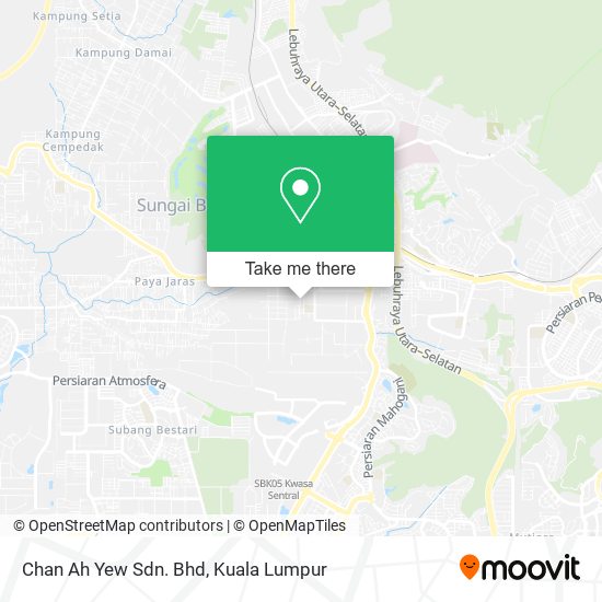 Chan Ah Yew Sdn. Bhd map