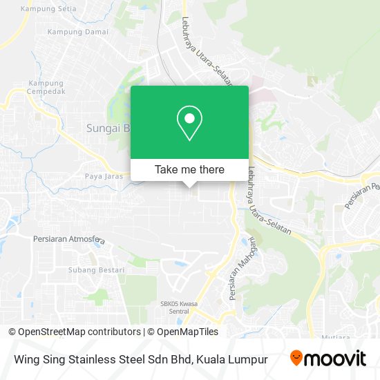 Wing Sing Stainless Steel Sdn Bhd map