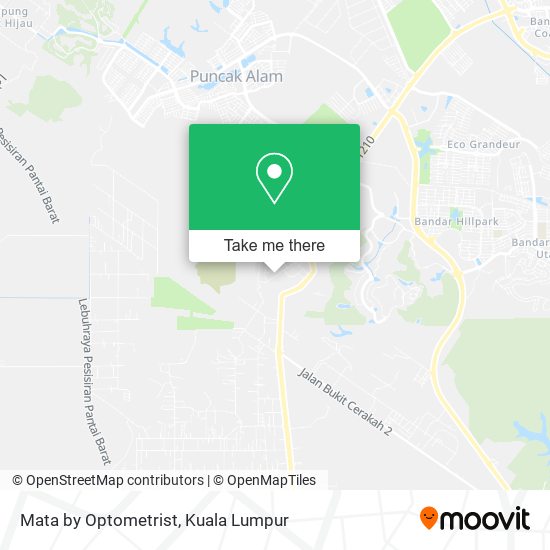 Mata by Optometrist map