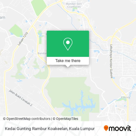 Kedai Gunting Rambur Koakeelan map