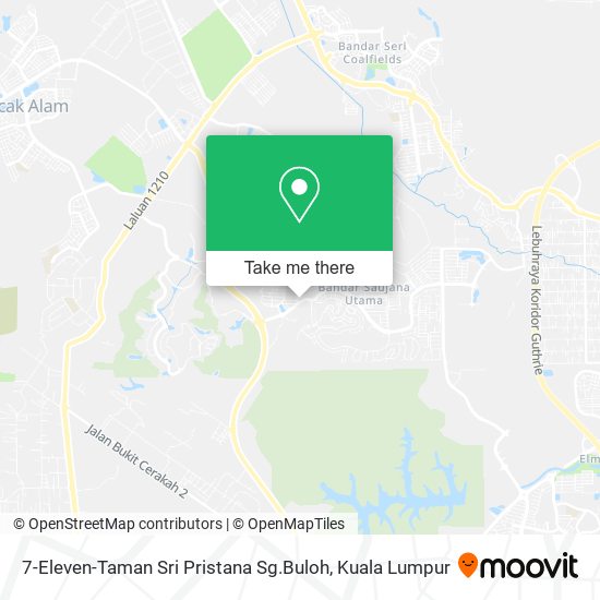 Peta 7-Eleven-Taman Sri Pristana Sg.Buloh