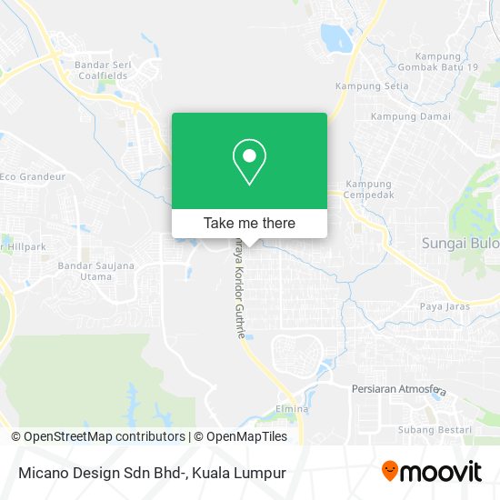 Micano Design Sdn Bhd- map