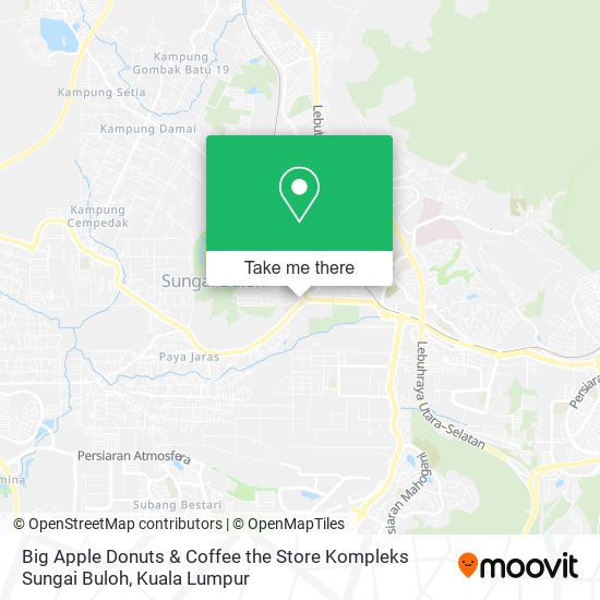 Big Apple Donuts & Coffee the Store Kompleks Sungai Buloh map