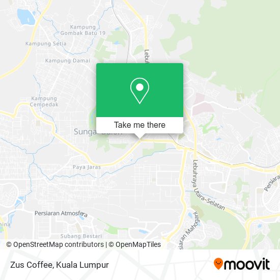 Zus Coffee map