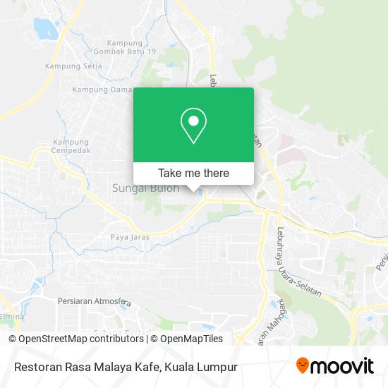 Restoran Rasa Malaya Kafe map