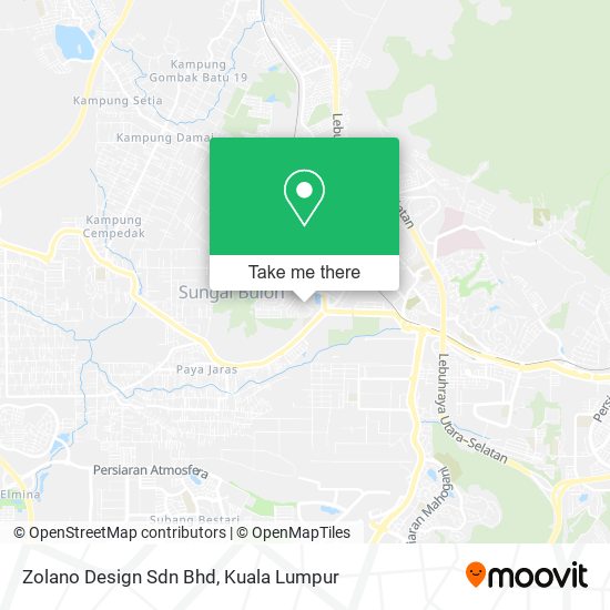 Zolano Design Sdn Bhd map