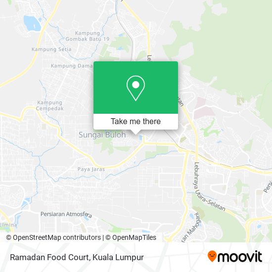 Ramadan Food Court map