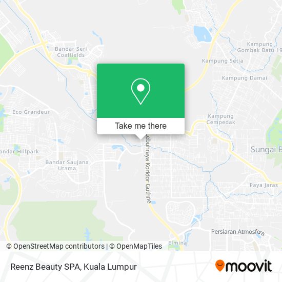 Reenz Beauty SPA map