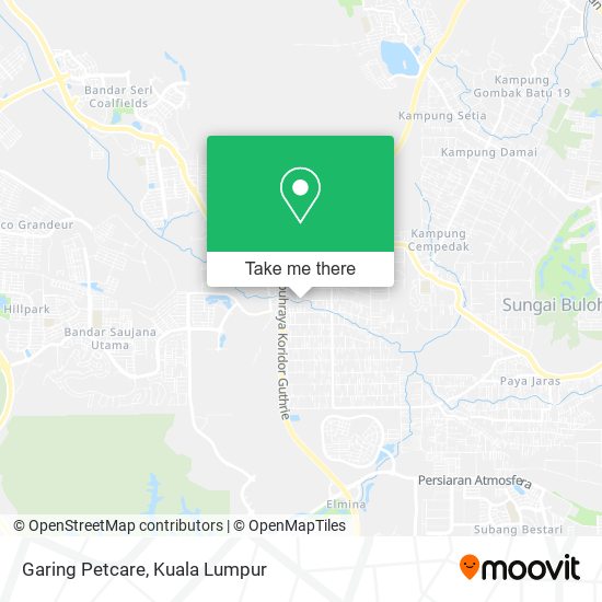 Garing Petcare map