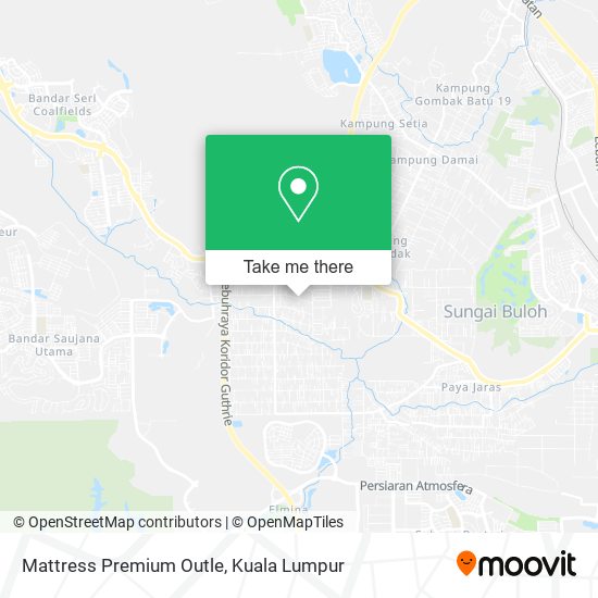 Mattress Premium Outle map