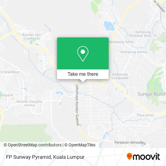 FP Sunway Pyramid map