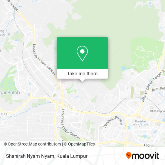 Shahirah Nyam Nyam map