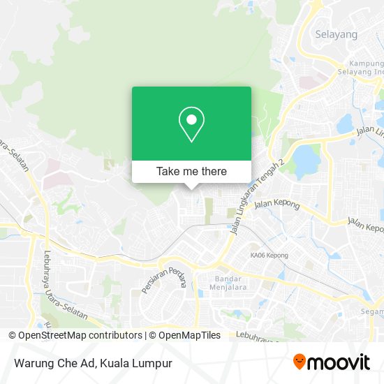 Warung Che Ad map