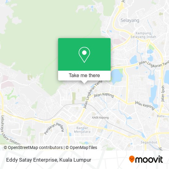 Eddy Satay Enterprise map