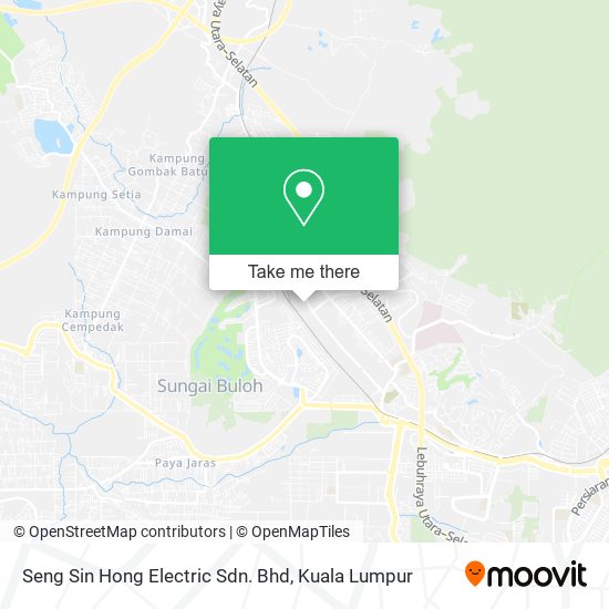 Peta Seng Sin Hong Electric Sdn. Bhd