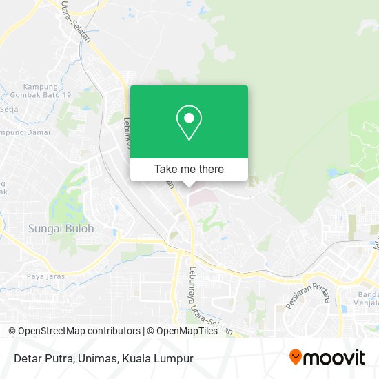 Detar Putra, Unimas map