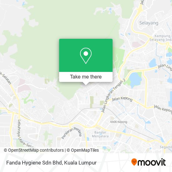 Fanda Hygiene Sdn Bhd map