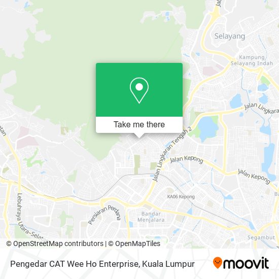 Peta Pengedar CAT Wee Ho Enterprise