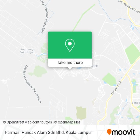 Farmasi Puncak Alam Sdn Bhd map