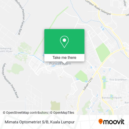 Mimata Optometrist S/B map