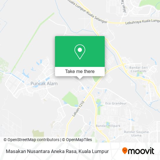 Masakan Nusantara Aneka Rasa map