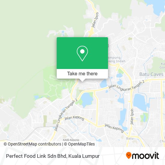 Peta Perfect Food Link Sdn Bhd