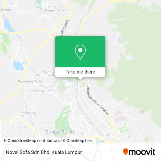 Novel Sofa Sdn Bhd map