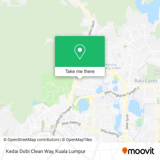 Kedai Dobi Clean Way map