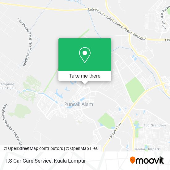 I.S Car Care Service map