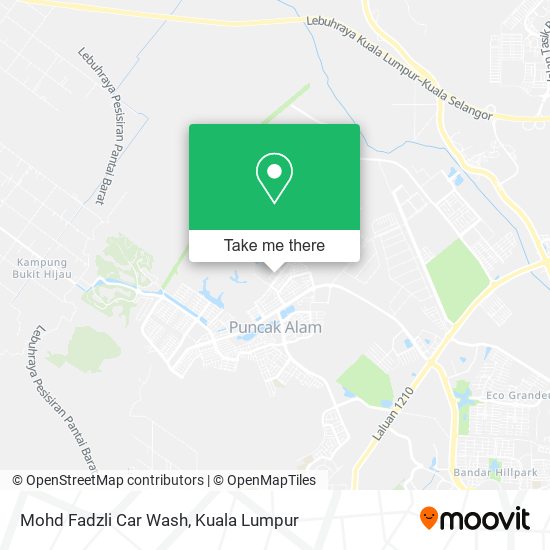 Mohd Fadzli Car Wash map