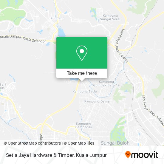 Peta Setia Jaya Hardware & Timber