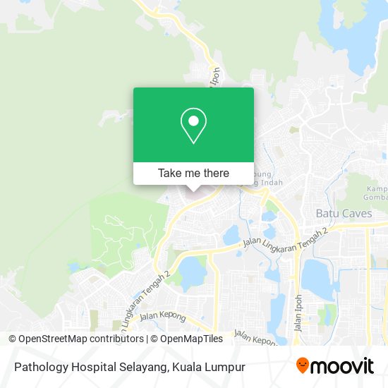Pathology Hospital Selayang map