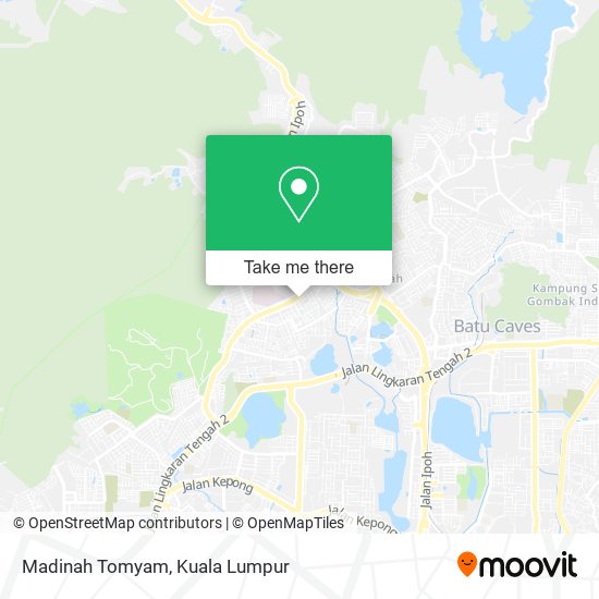 Madinah Tomyam map