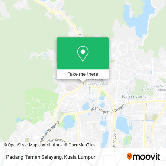 Peta Padang Taman Selayang