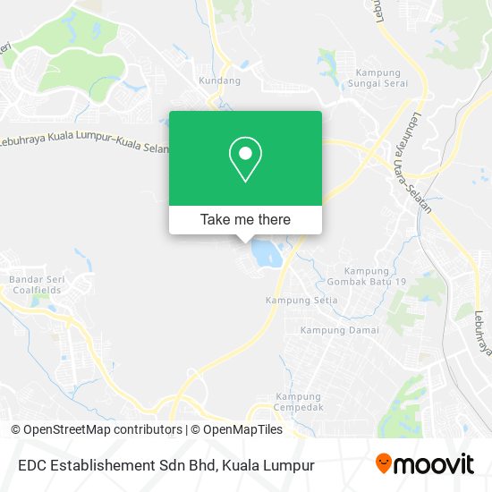 EDC Establishement Sdn Bhd map
