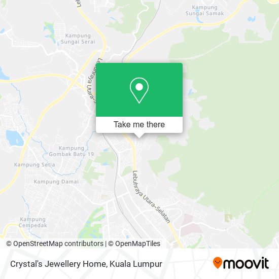 Crystal's Jewellery Home map