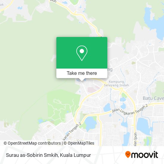 Surau as-Sobirin Smkih map