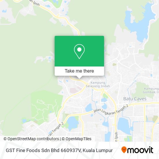 GST Fine Foods Sdn Bhd 660937V map