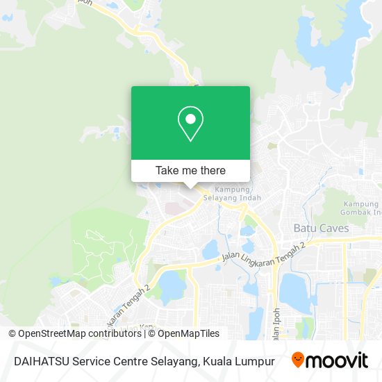 DAIHATSU Service Centre Selayang map