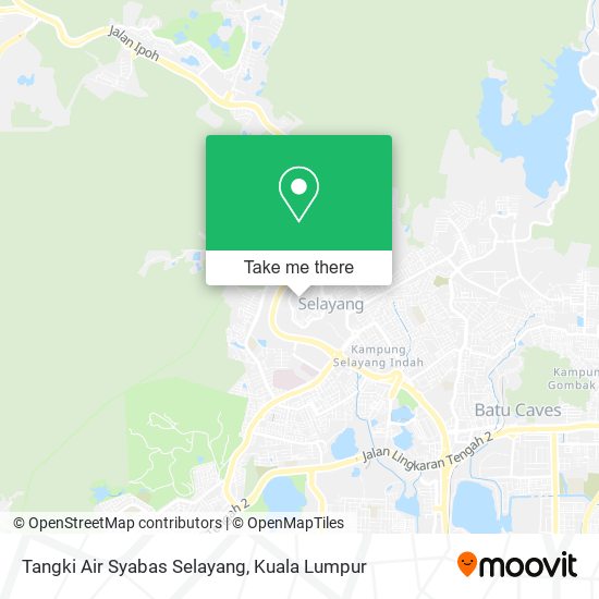 Tangki Air Syabas Selayang map
