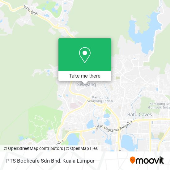 Peta PTS Bookcafe Sdn Bhd