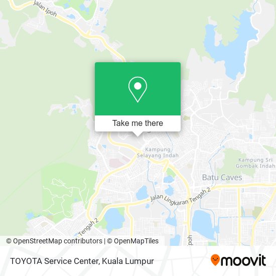 TOYOTA Service Center map
