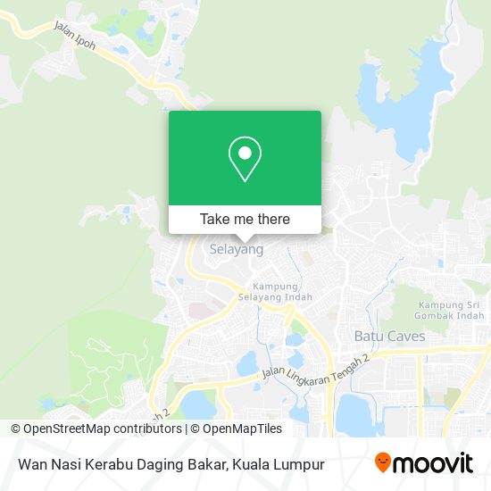 Wan Nasi Kerabu Daging Bakar map