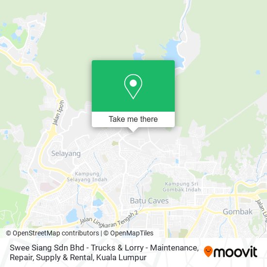 Swee Siang Sdn Bhd - Trucks & Lorry - Maintenance, Repair, Supply & Rental map