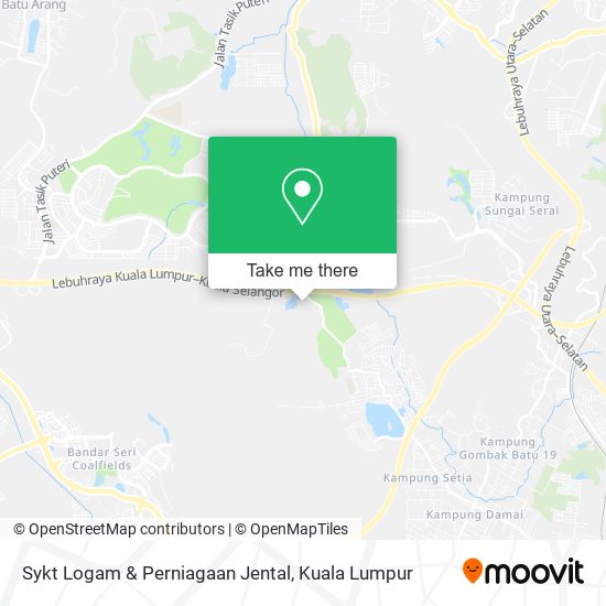Sykt Logam & Perniagaan Jental map