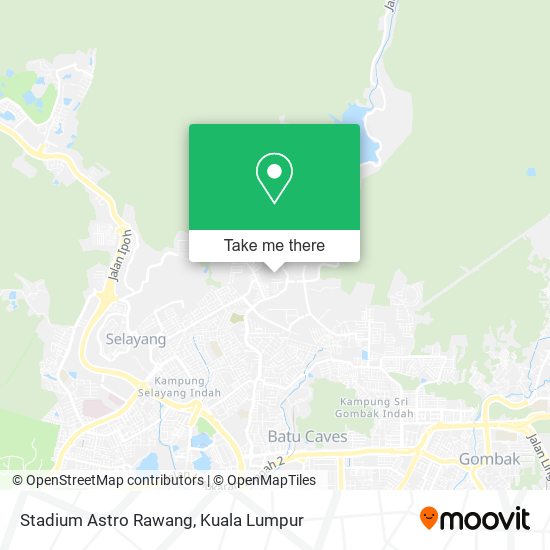 Stadium Astro Rawang map