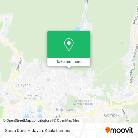 Peta Surau Darul Hidayah