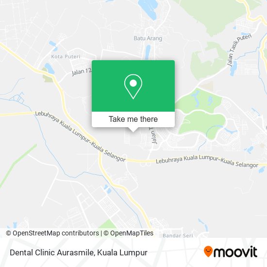 Dental Clinic Aurasmile map