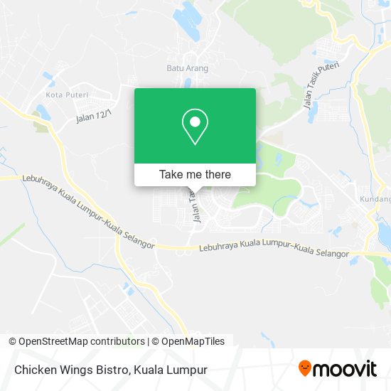 Chicken Wings Bistro map