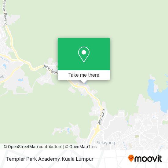 Templer Park Academy map